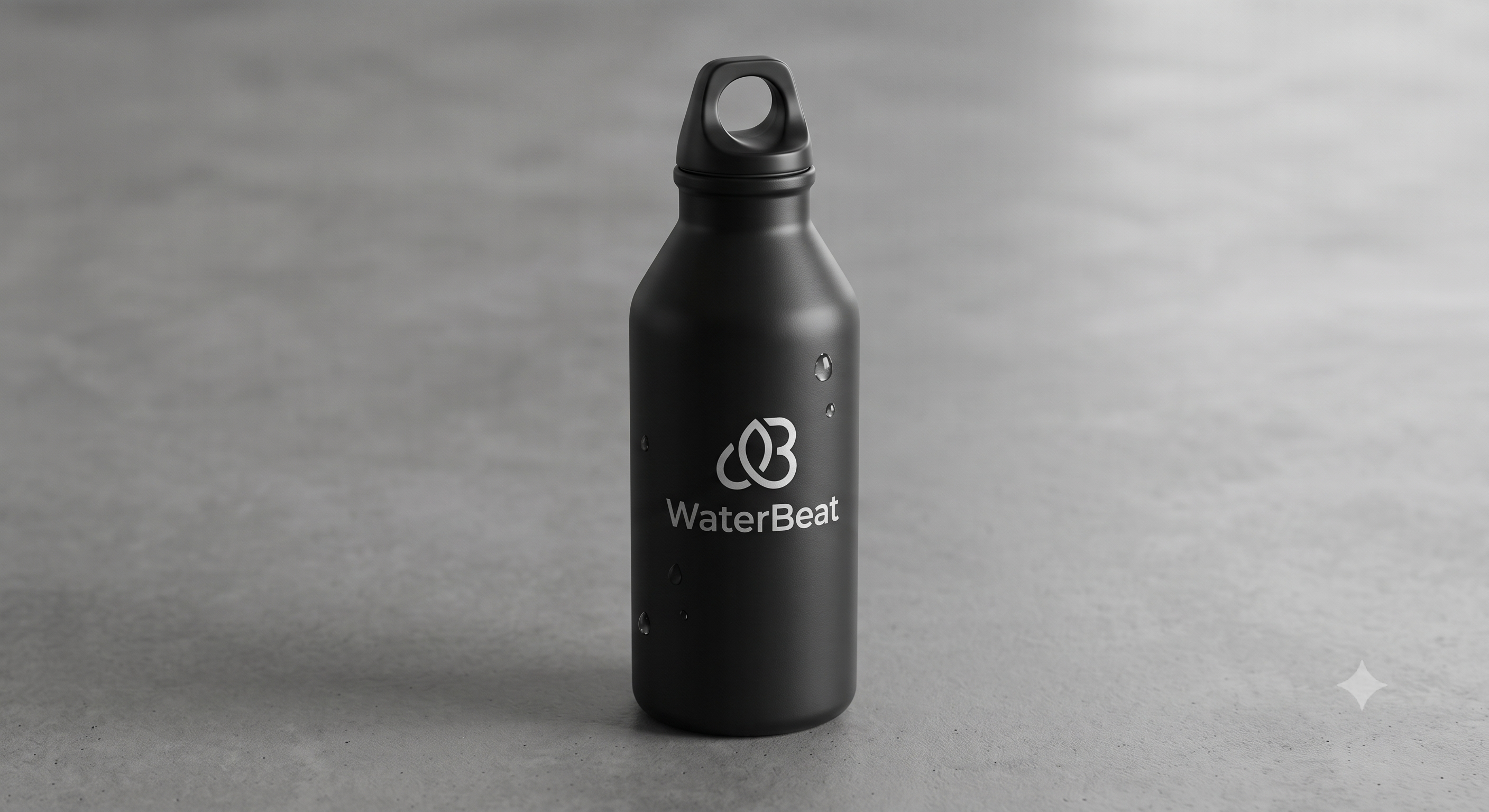 WaterBeat HydroFlow Stainless Steel Water Bottle