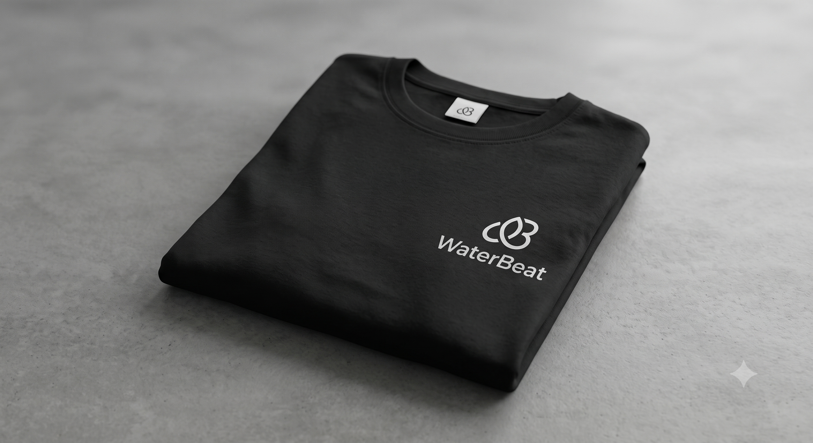 WaterBeat Classic Logo Crewneck T-Shirt