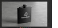 WaterBeat Matte Black Pocket Hip Flask