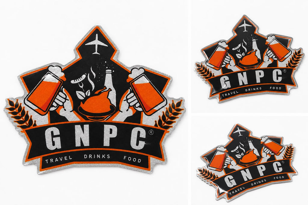 GNPC 3D Domed Epoxy Reflective Universal Sticker